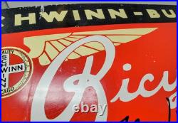 VINTAGE 20x10 SCHWINN BIKE BICYCLE METAL SIGN. BICYCLES promo advertising VINTAGE 20x10 SCHWINN BIKE BICYCLE METAL SIGN. BICYCLES promo advertising