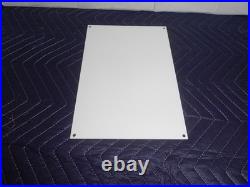 VINTAGE 8x12 in QUAKER STATE MOTOR OIL ADVERTISING SIGN HEAVY CUT METAL- S339E