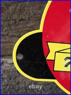 VINTAGE CUMMINS DEPENDABLE DIESEL POWER PORCELAIN SIGN 12x6.5