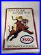 VINTAGE ESSO Put A Tiger In Your Tank Porcelain Over Steel Sign Original