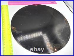 VINTAGE GENUINE GOODYEAR PORCELAIN SIGN PUMP PLATE GAS STATION OIL 12 x 12