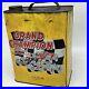 VINTAGE GRAND CHAMPION MOTOR OIL 2 GALLON Gas Can Rusty Metal Race Car Made USA