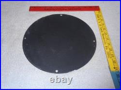 VINTAGE INDEPENDENT OIL & RED HAT GASOLINE With BIRD 11 1/4 PORCELAIN METAL SIGN