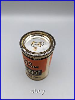 VINTAGE JOHNSON MOTOR OIL Refining Company Advertising Can Coin Bank Chicago