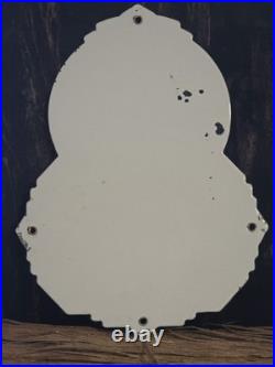 VINTAGE MARATHON MOTOR OIL PORCELAIN SIGN 10x8.5