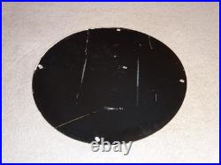 VINTAGE RICHLUBE MONKEY 25 c QUART APE 11 3/4 PORCELAIN METAL GASOLINE OIL SIGN