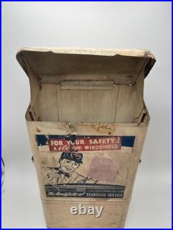 VINTAGE Standard Oil Windshield Wipes/Towels Dispenser Display