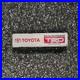 VINTAGE TOYOTA TRD Toyota Racing Development SERVICE WORKSHOP SIGN 70x18 Cm