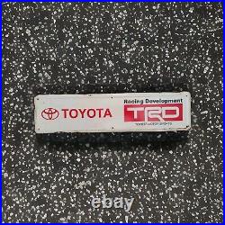 VINTAGE TOYOTA TRD Toyota Racing Development SERVICE WORKSHOP SIGN 70x18 Cm