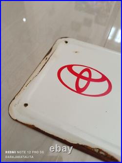 VINTAGE TOYOTA TRD Toyota Racing Development SERVICE WORKSHOP SIGN 70x18 Cm