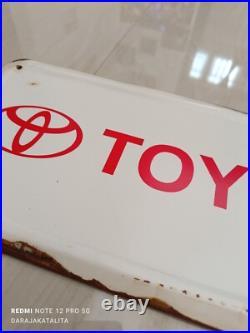 VINTAGE TOYOTA TRD Toyota Racing Development SERVICE WORKSHOP SIGN 70x18 Cm