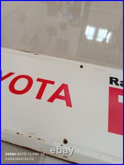 VINTAGE TOYOTA TRD Toyota Racing Development SERVICE WORKSHOP SIGN 70x18 Cm