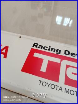 VINTAGE TOYOTA TRD Toyota Racing Development SERVICE WORKSHOP SIGN 70x18 Cm