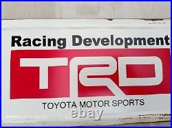 VINTAGE TOYOTA TRD Toyota Racing Development SERVICE WORKSHOP SIGN 70x18 Cm