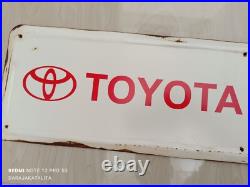 VINTAGE TOYOTA TRD Toyota Racing Development SERVICE WORKSHOP SIGN 70x18 Cm