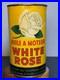 VINTAGE WHITE ROSE MOTOR OIL 1 QUART CAN EMPTY Advertising Gas Sign Canada