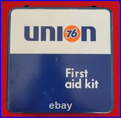VTG Union 76 Gas Oil Station First Aid Kit Gas Company Advertising Metal Box