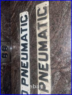 VTG Vintage 1920's-1940's Chicago Pneumatic Advertising Retro Sign Gas Oil