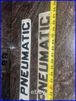 VTG Vintage 1920's-1940's Chicago Pneumatic Advertising Retro Sign Gas Oil