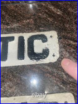 VTG Vintage 1920's-1940's Chicago Pneumatic Advertising Retro Sign Gas Oil