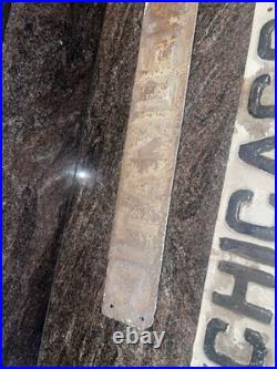 VTG Vintage 1920's-1940's Chicago Pneumatic Advertising Retro Sign Gas Oil