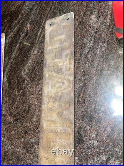 VTG Vintage 1920's-1940's Chicago Pneumatic Advertising Retro Sign Gas Oil