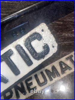 VTG Vintage 1920's-1940's Chicago Pneumatic Advertising Retro Sign Gas Oil