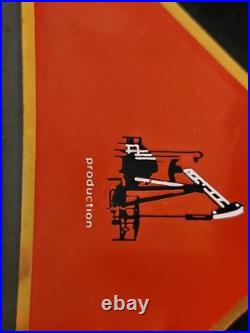 Very scarce Vintage Signal Oil Gas advertising glass ashtray Matches. New in box
