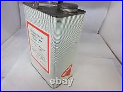 Vintage 1 Gallon Oilzum Empty Oil Tin Garage Shop D-62