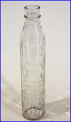 Vintage 100% Original SHELL PENN Motor Oil Gas Station Quart Glass Bottle 14