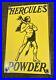 Vintage 12 Hercules Powder Motor Oil Porcelain Sign Car Gas Auto