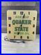 Vintage 16 Quaker State Motor Oil Advertising Lighted Wall Clock