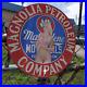 Vintage 1930 Magnolia Petroleum Company Marlene Motor Oils Porcelain Sign