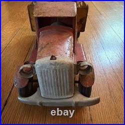 Vintage 1930's Metalcraft St. Louis SHELL Motor Oil Advertising Steel Toy Truck