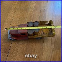 Vintage 1930's Metalcraft St. Louis SHELL Motor Oil Advertising Steel Toy Truck