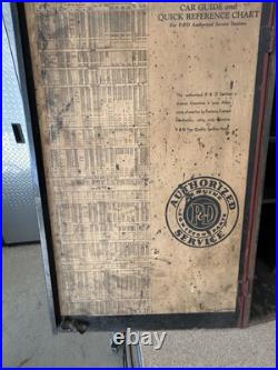 Vintage 1930's P&D Ignition Parts Cabinet Vintage 1930's P&D Ignition Parts Cabinet