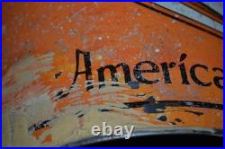 Vintage 1930s Oilzum Motor Oil Can 5 Quart large White & Bagley Co. Mass Rare