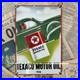 Vintage 1936 Texaco Motor Oil 8x12 Inches Porcelain Enamel Sign