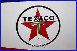 Vintage 1946 Texaco Marfak Lubrication Grease Oil Gas Station 40 Metal Sign