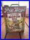 Vintage 1949 Pep Boys Western Motor Oil Can 2 Gallon Manny, Moe & Jack Rare