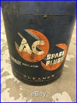 Vintage 1950's AC Delco Spark Plug Cleaner Model K Coralox Gas Oil Dealership OK