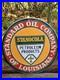 Vintage 1950's Standard Oil Co Of Louisiana Porcelain Sign 12