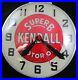 Vintage 1950s Super B Kendall Motor Oil Advertising Light Up Clock WORKS RARE