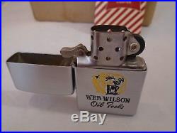Vintage 1955 Zippo Lighter advertising Web Wilson Oil Tools NrMIB GRT GRAPHICS