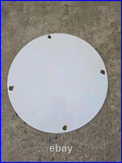Vintage 1957 Sinclair Dino Supreme Gas Station Porcelain Sign 12