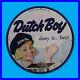 Vintage 1962 Dutch Boy Best Gas Station Service Man Cave Oil Porcelain Sign