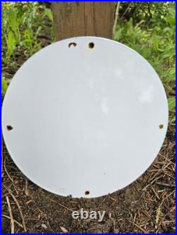 Vintage 1963 Dated Atlantic Gasoline Jetsons 12 Porcelain Sign Car Gas Oil Vintage 1963 Dated Atlantic Gasoline Jetsons 12 Porcelain Sign Car Gas Oil