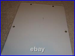 Vintage 1963 Texaco Marine White Gasoline 12 X8 Porcelain Metal Small Oil Sign