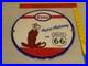 Vintage 1964 Happy Motoring Esso Tiger In Your Gas Tank Route 66 Porcelain Sign