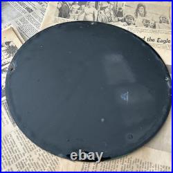 Vintage 1964 Sinclair Gasolinedino Gas Oil Pump 12 Inchporcelain Enamel Sign